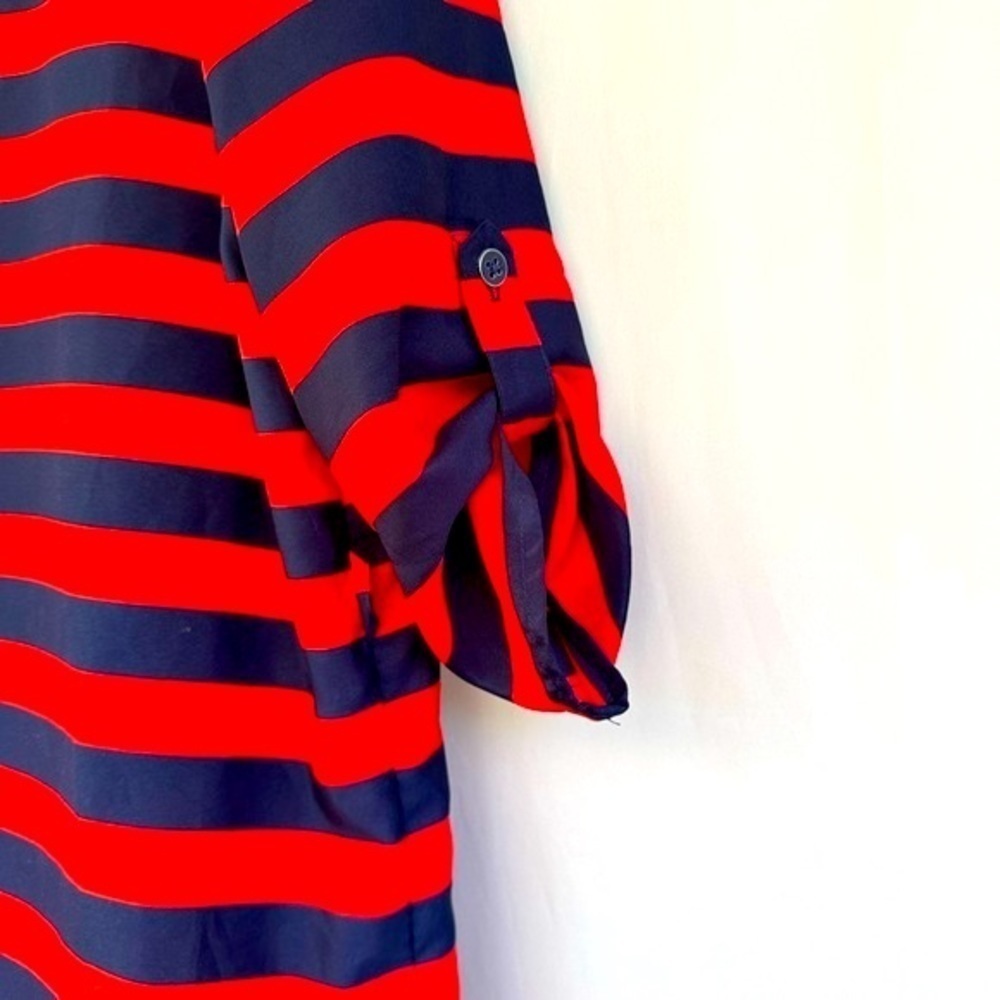 Gap size xs cute red/navy dress - Picture 3 of 7